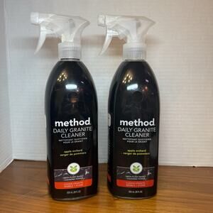 2 Method Daily Granite Cleaner Spray, Apple Orchard, Plant-Based Cleaning NEW